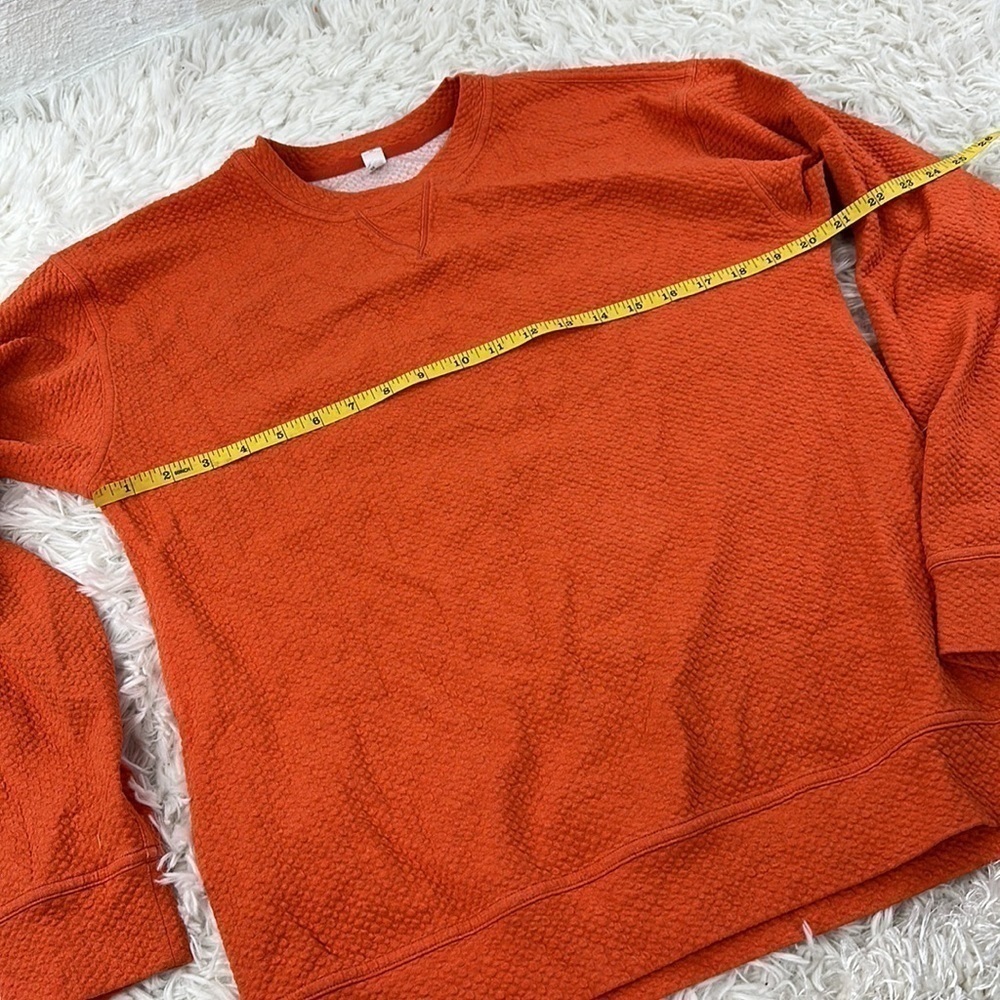Lululemon All Yours Crew *Bubble Dot Heathered Brick / White - Picture 3 of 6